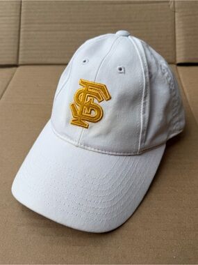 Florida State Seminoles Top of the World White Fitted Cap | 6 7/8